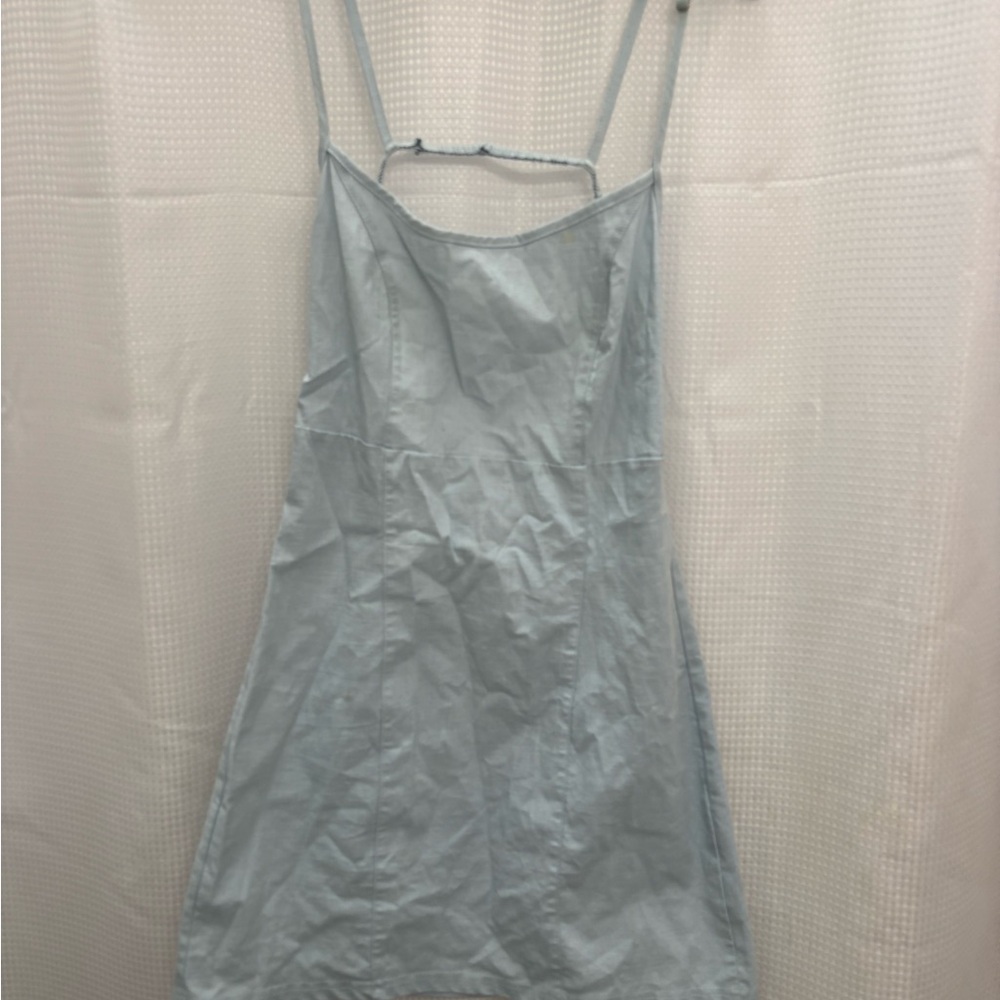 La Hearts Sky Blue Sleeveless Dress